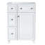 Armoire de salle de bain avec lavabo en céramique, 2 tiroirs et 1 porte-1184255588