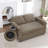 Upholstered Convertible Sleeper Sofa featuring USB Ports and Side Pocket-495619675