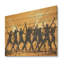 African Zulu Dance I - Tribal africain sur bois-1070662970