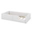 Lit plateforme tapissier avec garde-corps et station de charge