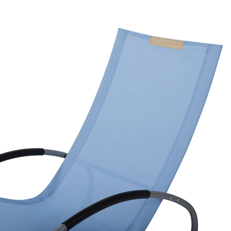 Catumba 107cm Long Single Chaise, Light Blue