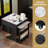 82.7 Inch Kitchen Island With Extendable Dining Table For 4-6 Person-1699513368