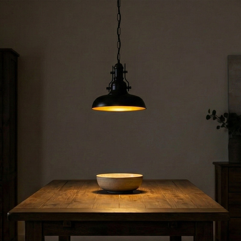 Luminaire suspendu industriel à balise simple