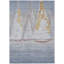 Tapis bleu intérieur / extérieur lavable à la machine Xhevrie-112059552