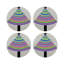 Christmas Tree Brights Round Beaded Placemat