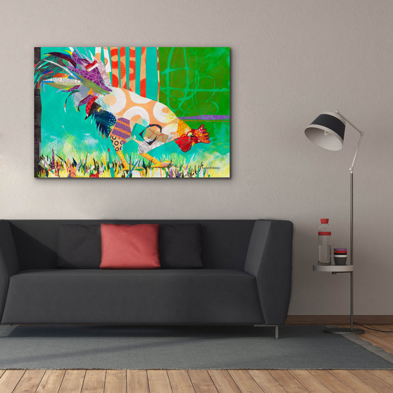 «August Flamboyance» par Augustel Beukenkamp, August Grove, H 40 po x l 60 po x P 1,5 po