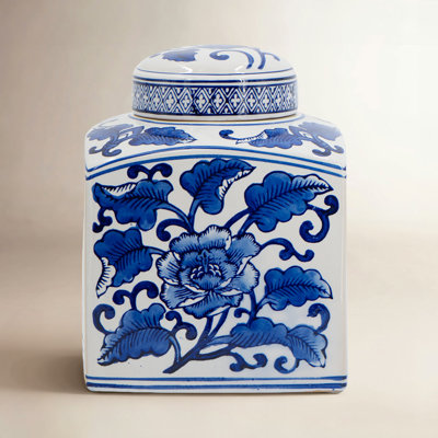 Floral Ceramic / Porcelain Jar
