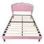 Upholstered Bed With Adjustable Headboard Velvet-148265304-143053972