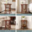 Table de bout ronde Dinh avec tablette-1448243341
