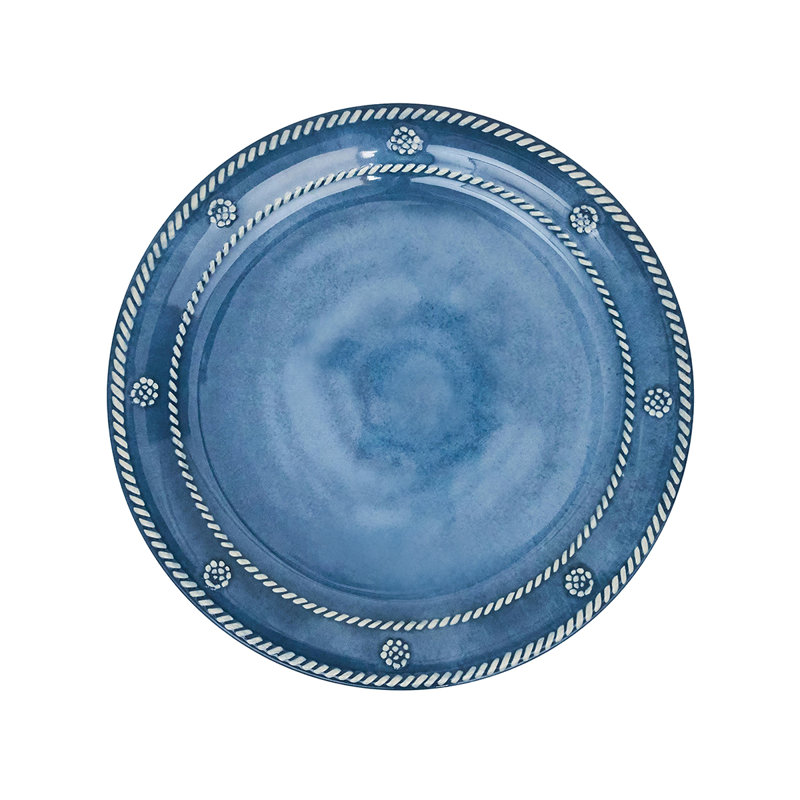 Berry & Thread Melamine Dessert/Salad Plate, Ocean
