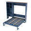 Grand lit escamotable avec bureau intégré et armoire de rangement multicouche FoldSync-132906911