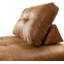 Fauteuil demi-tonneau en polyester 36,22 po-93476632