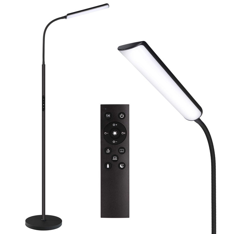 Bright 15W Floor Lamps for Living Room, White