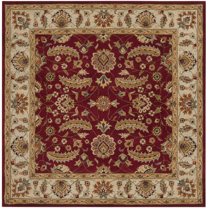 Arnedra Oriental Handmade Tufted Wool Area Rug, Oval 8' x 10'