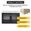 Ensemble de meuble-lavabo simple 31,88 po Toriano