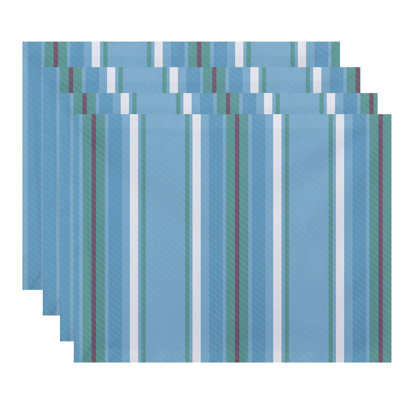 Alissiya Polyester Striped Rectangle Placemat
