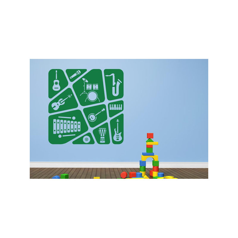 Entertainment Wall Decal, Green