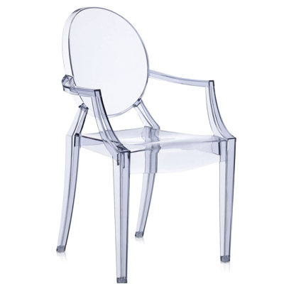 Chaise avec accoudoirs Louis Ghost