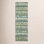 Paint Chip Moss Hand-Hooked Abstract Wool Rug