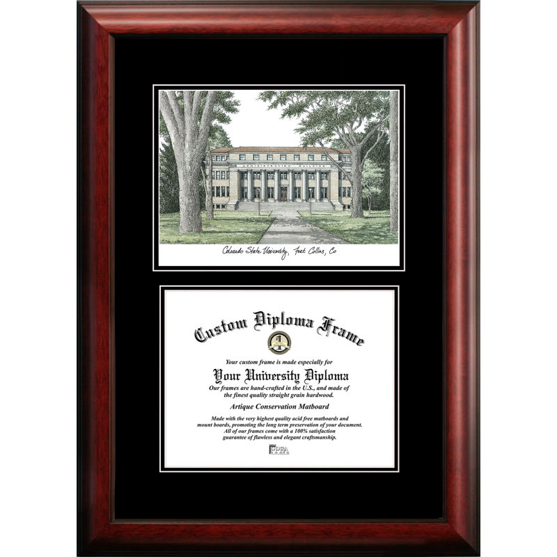 NCAA Colorado State Rams Diplomate Diploma Frame