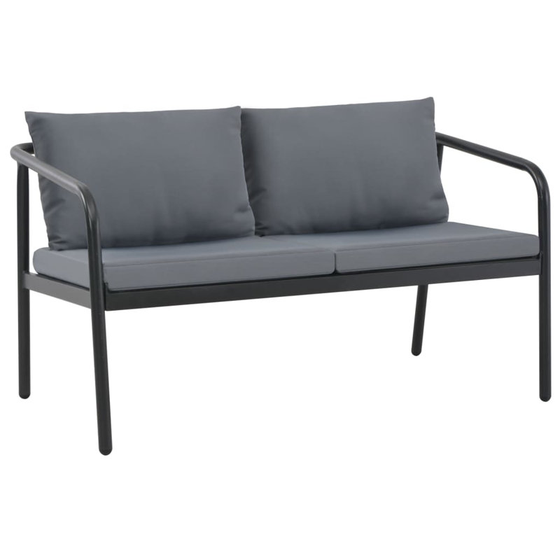 Daidone 48.4" Wide Rectangle Loveseat with Cushions
