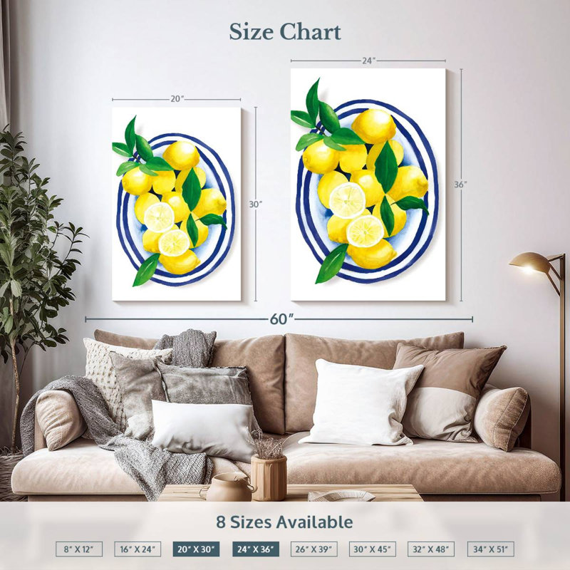 Citron espagnol Yarlin I, H 36 po x l 24 po