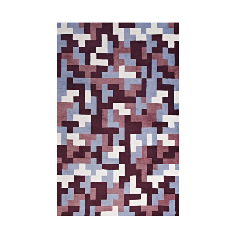 Modway Andela Interlocking Block Mosaic Area Rug