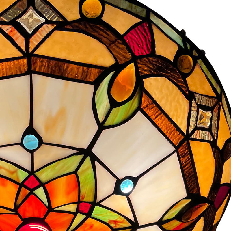 Terenig Glass Flush Mount