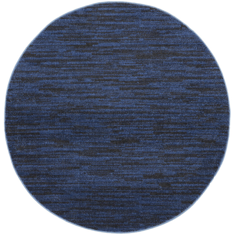Nourison Essentials Mightnight/Blue Indoor/Outdoor Area Rug