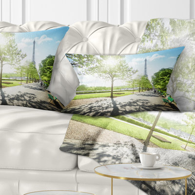 Coussin imprimé Paris Eiffel