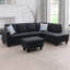 Canapé modulaire en L 3 pièces pour salon Manol-87957683-87957701