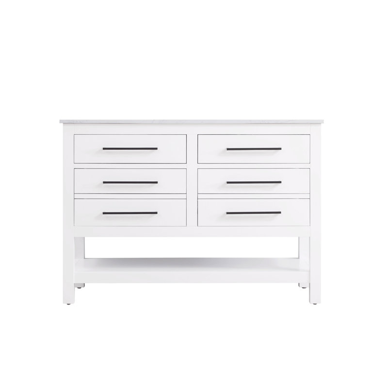 48 inch Single Bathroom Vanity_Modern_VF60548, White