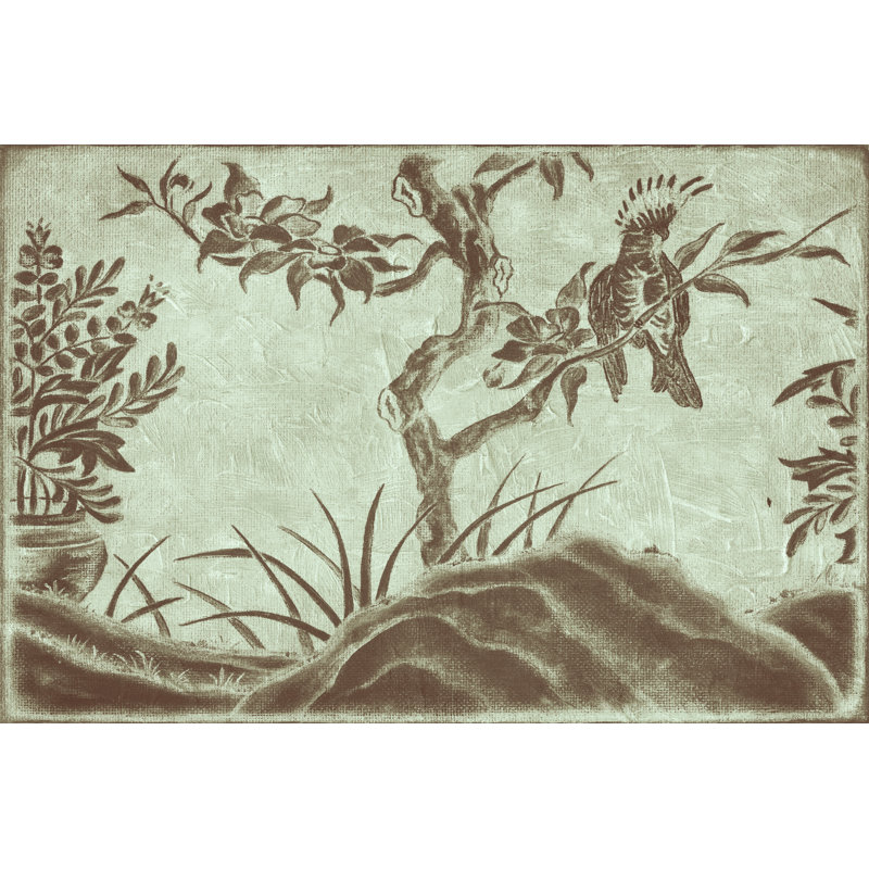Peaceful Garden V - Wrapped Canvas Painting, 20cm H x 30cm W