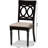 Ingaret Guillemette Upholstered Solid Wood Cross Back Parsons Chair