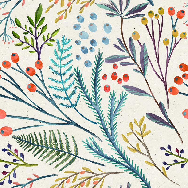 Carreau de papier peint l 25 po, L 2,09 pi x L 10,42 pi