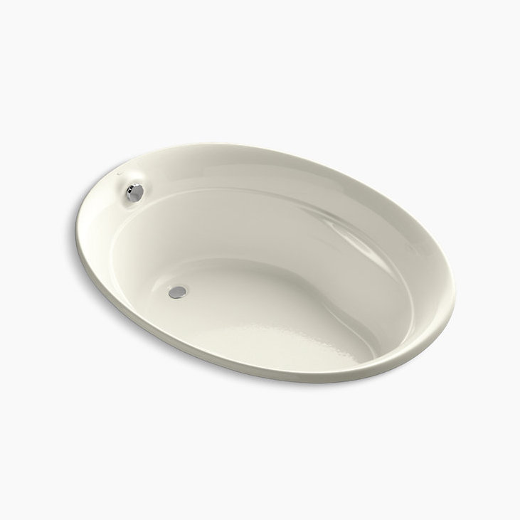 Serif 60" x 43" Soaking Bathtub, Biscuit