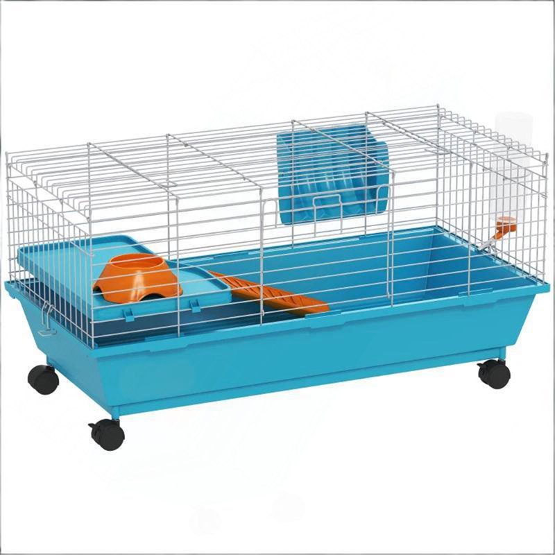 Cage à lapin mobile, cage pour petits animaux