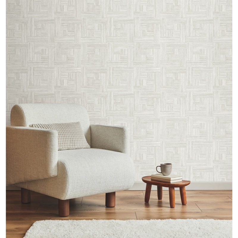 Tesselle Wallpaper, White