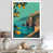 White Picture Framed