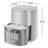 Homewell Air Fryer 12-in-1 with 6-Quart Capacity, Viewing Window, Air Fry, Roast, Reheat, Dehydrate, Bake, Steam, And More, 400°F Max Temperature-105508635