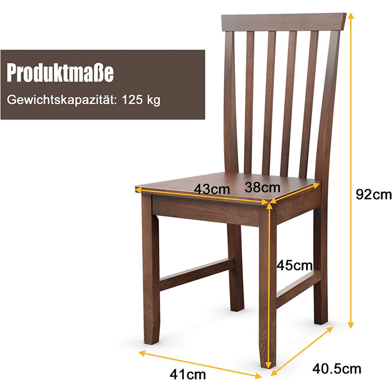 Kim Solid Wood Dining Chair