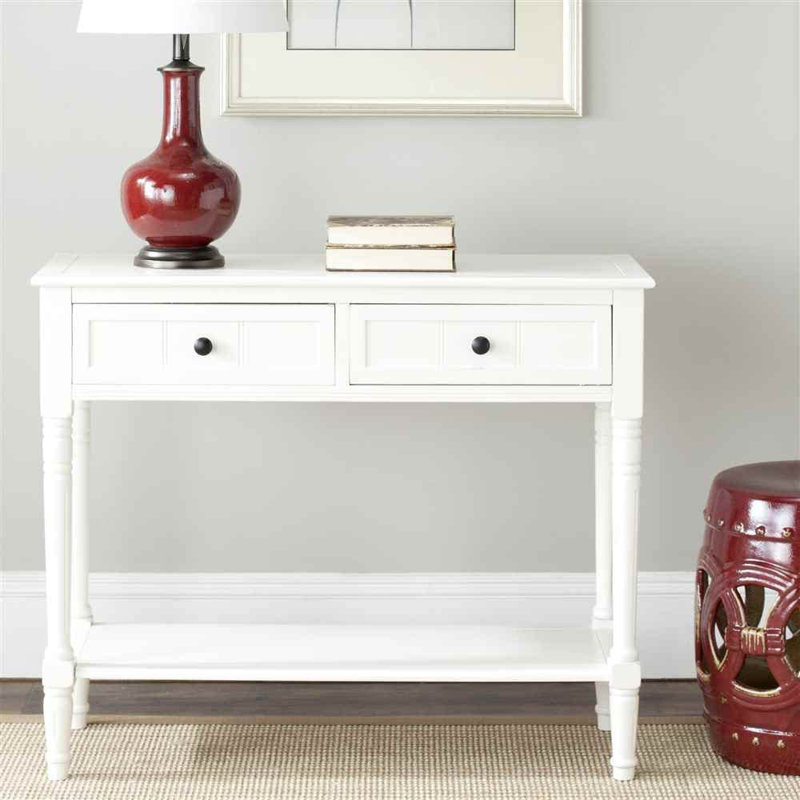 Console Barnicle, Crème patinée