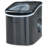 Ice Maker with 26 lbs. Capacity Countertop Stainless Steel Ice Maker with Transparent Window-42064368