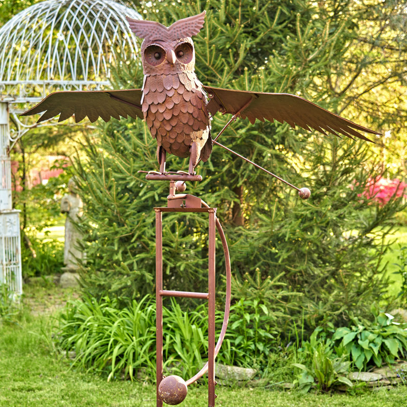 Piquet de jardin en métal Gillis, Rouille antique