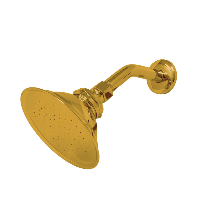 Shower Head with 1.75 GPM, Unlacquered Polished Brass