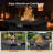 Drazen 4 - Person Patio Furniture Set With Fire Pit Table, All-Weather Wicker Outdoor Conversation Set With Chair And Thick Cushions-1541070969-1541070962-1541070961