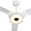 Ventilateur de plafond intelligent d'intérieur / extérieur Fletcher de 60 pouces, ensemble d'éclairage à DEL à intensité variable et télécommande, fonctionne avec l'assistant Google, Amazon Alexa et les raccourcis Siri.-894581435-894581438-894581412