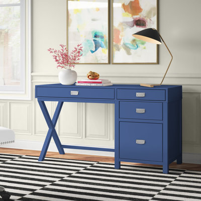 Halstad Modern Writing Desk with Drawers