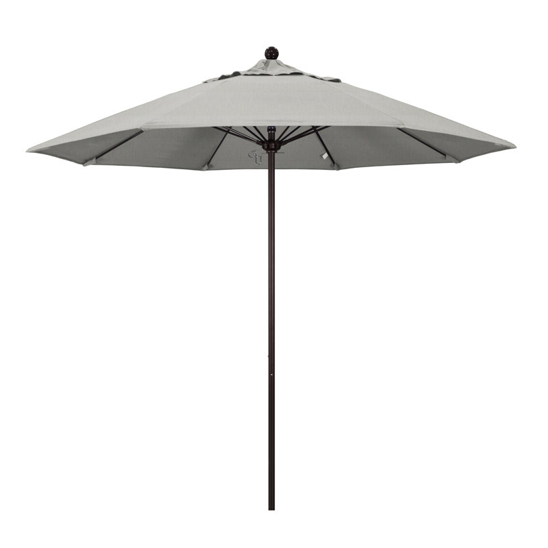 Parasol de marché 9 pi Hibo, Toile granit Sunbrella®