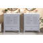 Ensemble de meuble-lavabo 60 po avec lavabo double 60 po, 2 armoires avec porte et 2 tiroirs-425297462